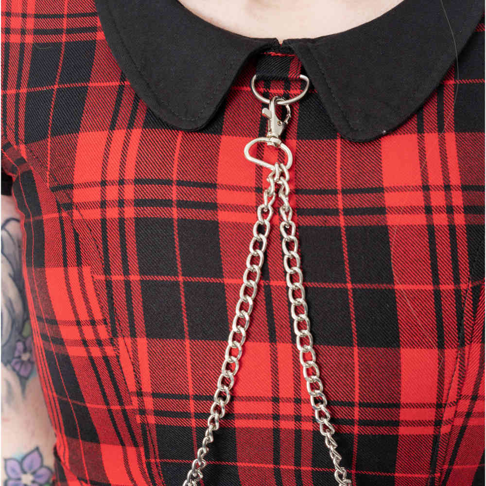 Heartless - Ebbani Robe courte - Noir/Rouge